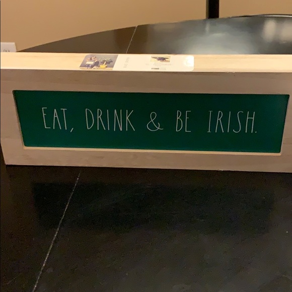 2 Rae Dunn items.   St Patrick’s day wooden box - Picture 2 of 6